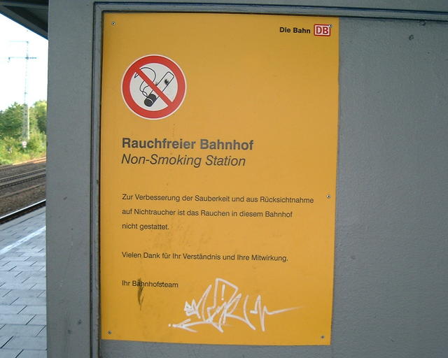 Rauchfreier Bahnhof